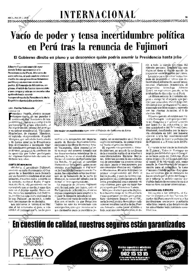 ABC MADRID 20-11-2000 página 31