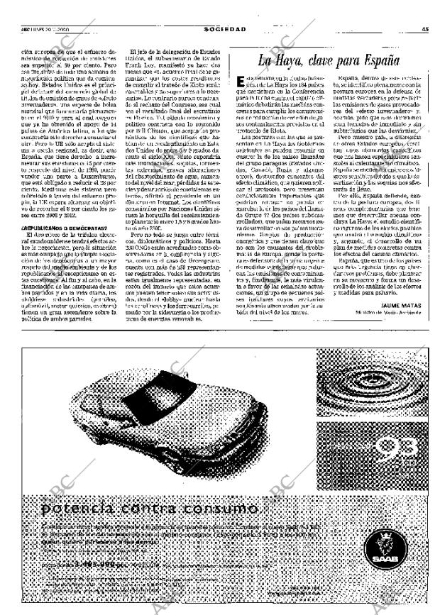 ABC MADRID 20-11-2000 página 45