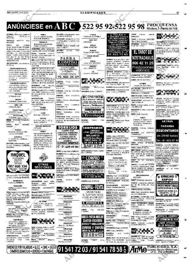 ABC MADRID 21-11-2000 página 129