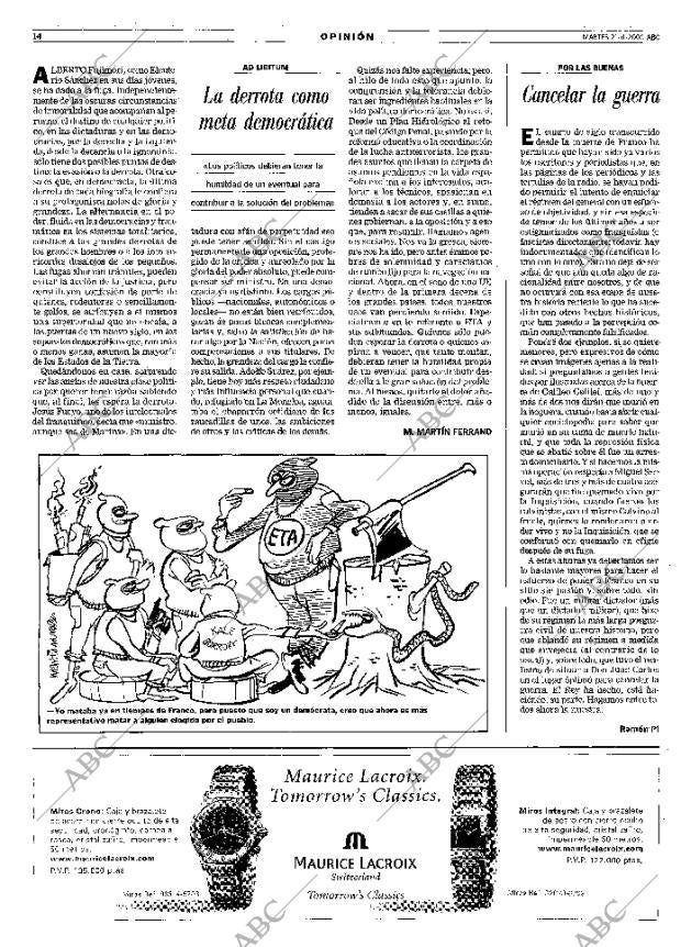 ABC MADRID 21-11-2000 página 14