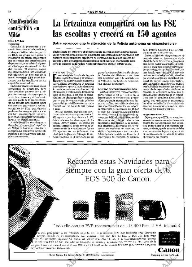 ABC MADRID 21-11-2000 página 22