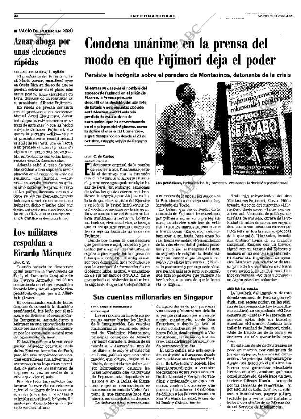 ABC MADRID 21-11-2000 página 32