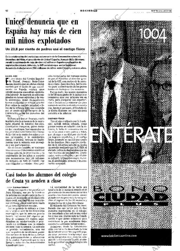 ABC MADRID 21-11-2000 página 42