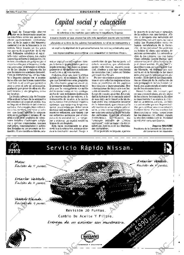 ABC MADRID 21-11-2000 página 47