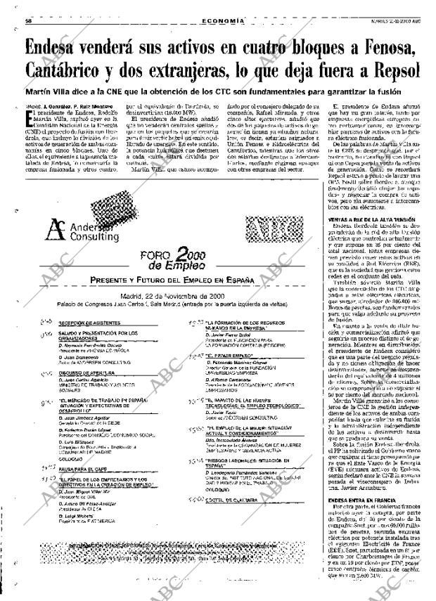 ABC MADRID 21-11-2000 página 58