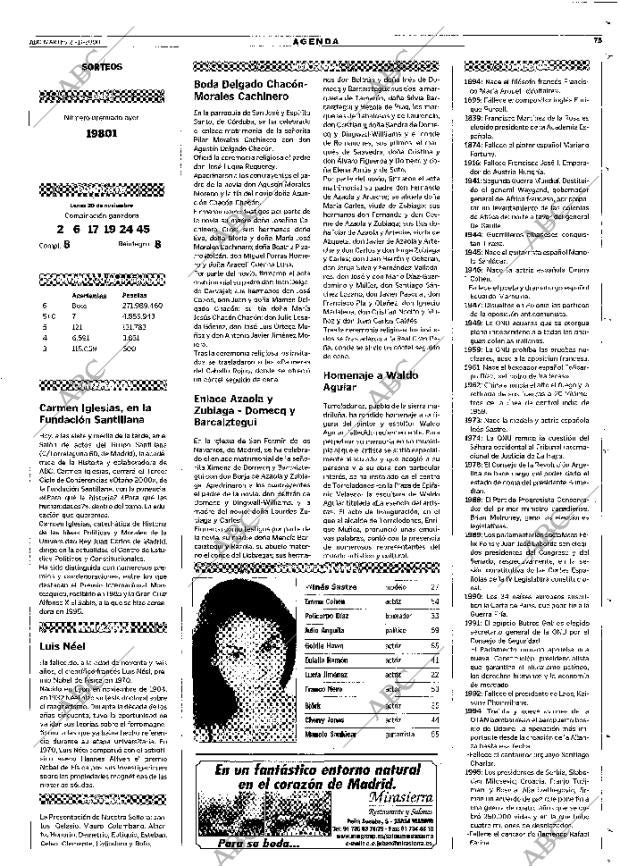 ABC MADRID 21-11-2000 página 75