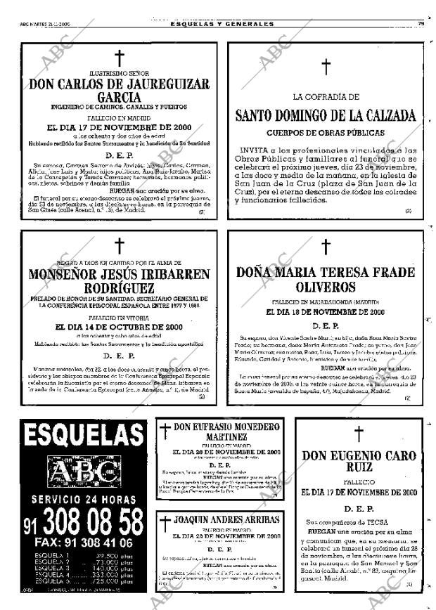 ABC MADRID 21-11-2000 página 79