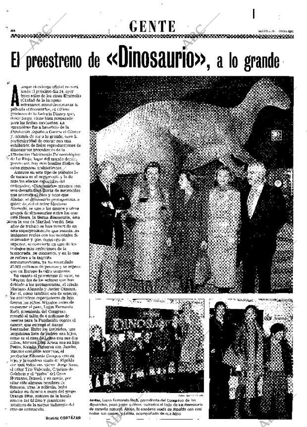 ABC MADRID 21-11-2000 página 84