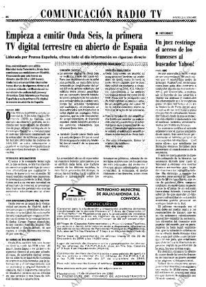 ABC MADRID 21-11-2000 página 86