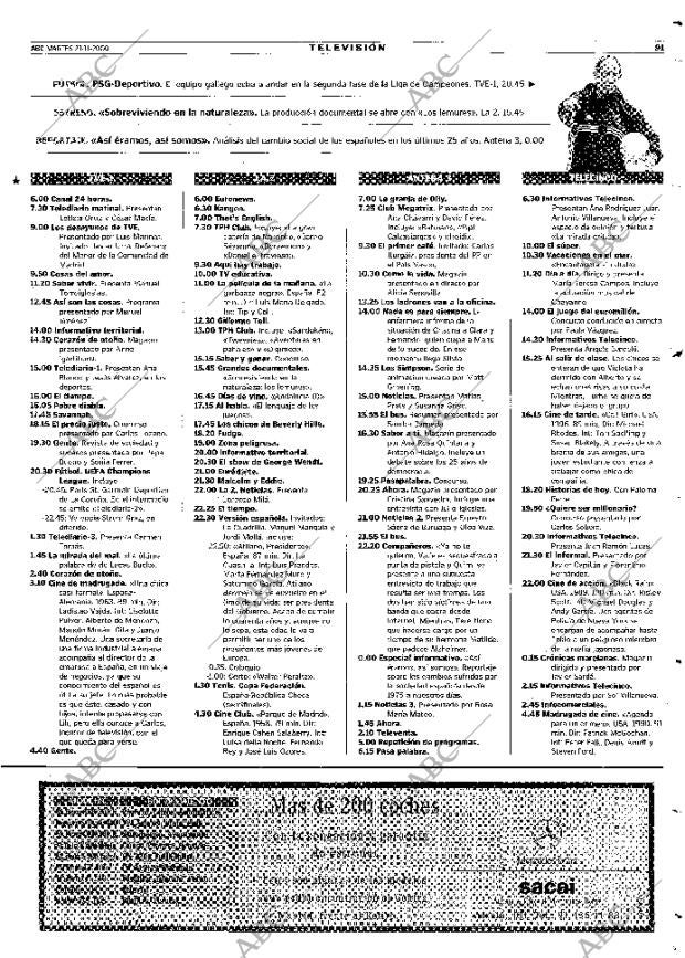ABC MADRID 21-11-2000 página 91