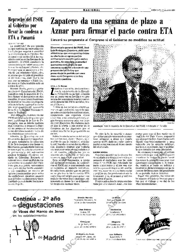 ABC MADRID 22-11-2000 página 22