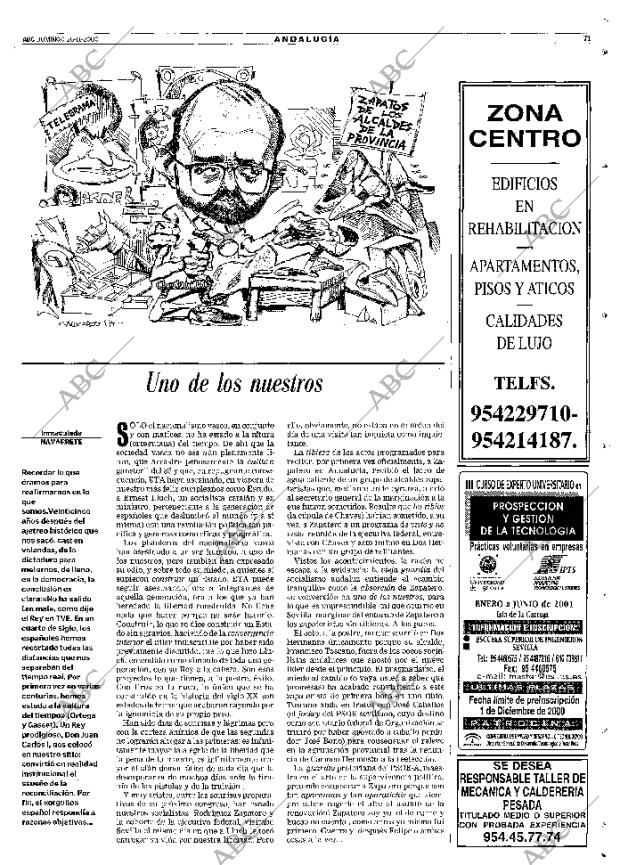 ABC SEVILLA 26-11-2000 página 71