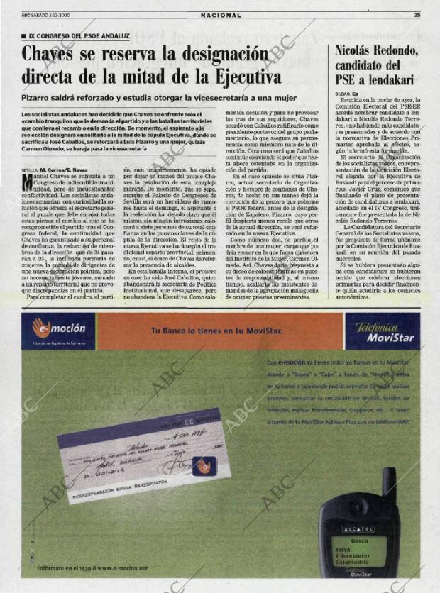 ABC MADRID 02-12-2000 página 25