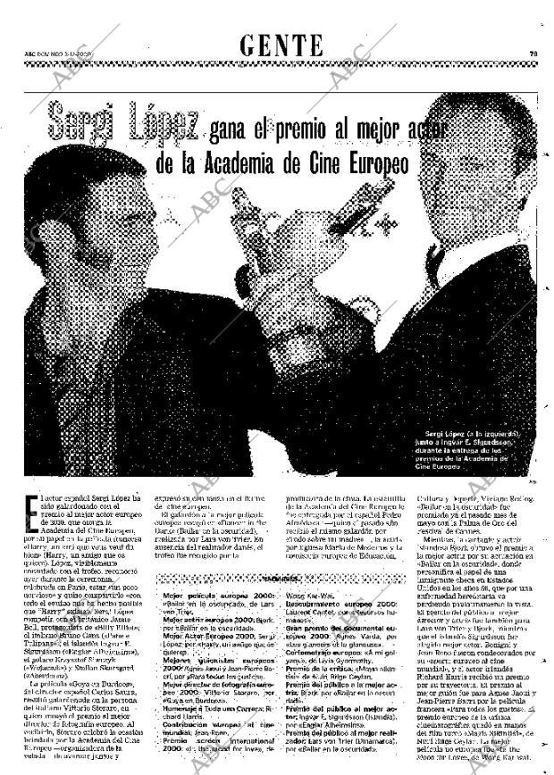 ABC MADRID 03-12-2000 página 79