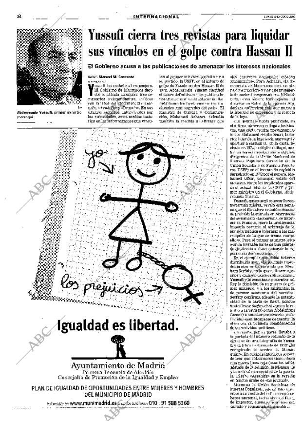 ABC MADRID 04-12-2000 página 34