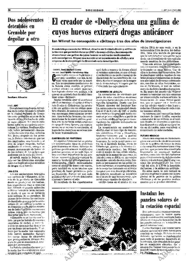 ABC MADRID 04-12-2000 página 38