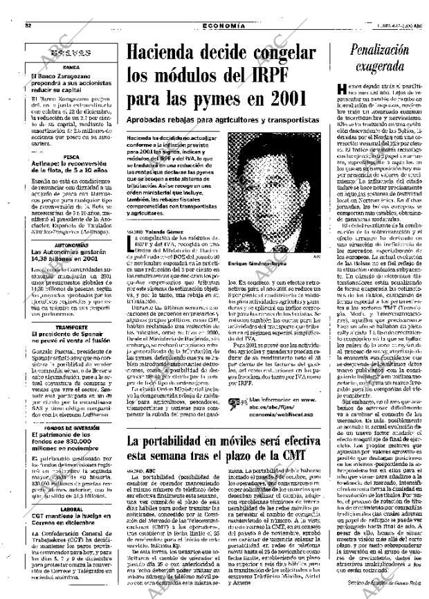 ABC MADRID 04-12-2000 página 52