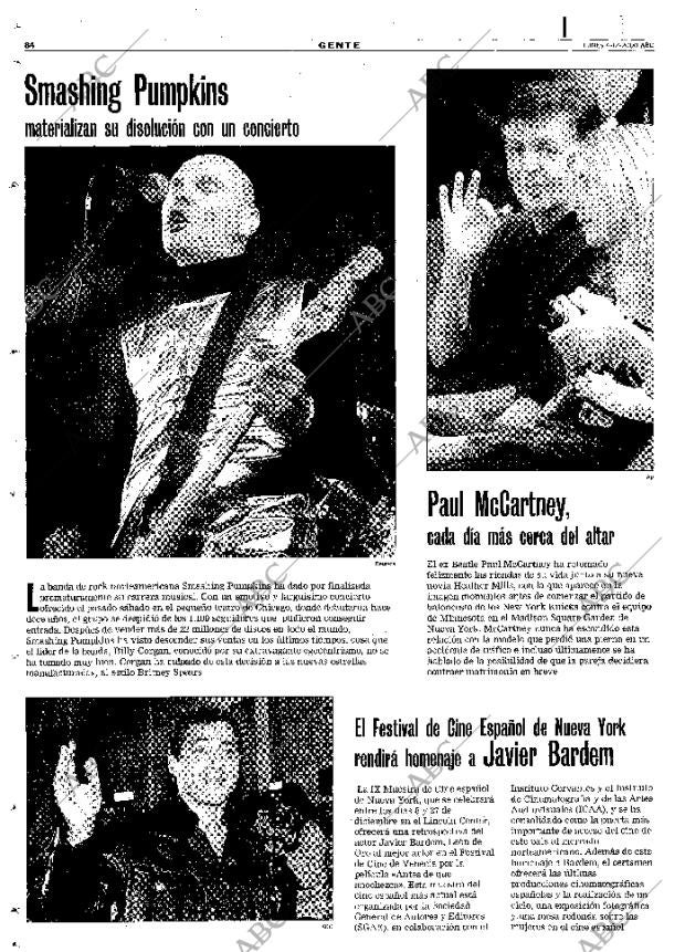ABC MADRID 04-12-2000 página 84