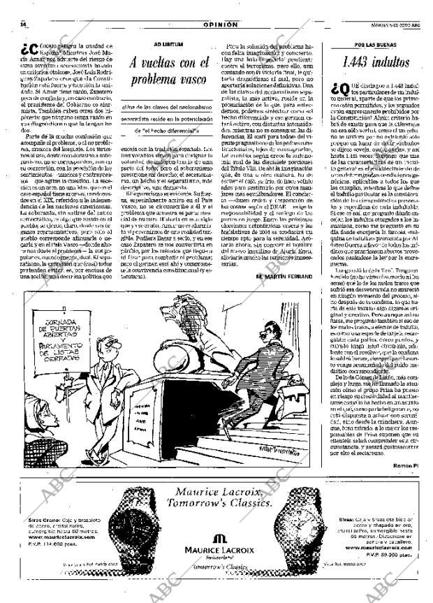 ABC MADRID 05-12-2000 página 14