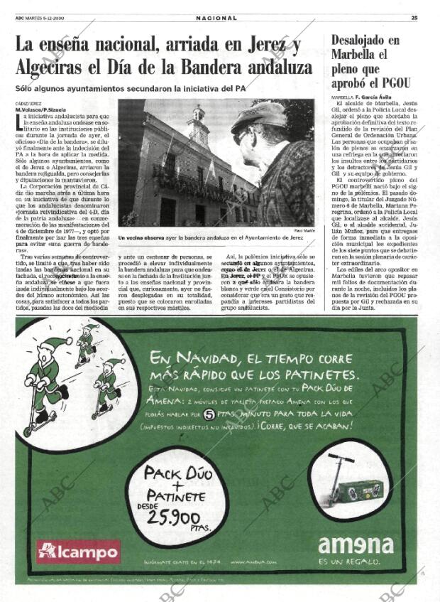 ABC MADRID 05-12-2000 página 25