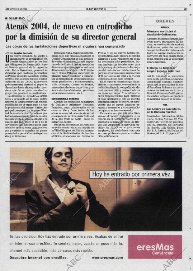 ABC MADRID 05-12-2000 página 69