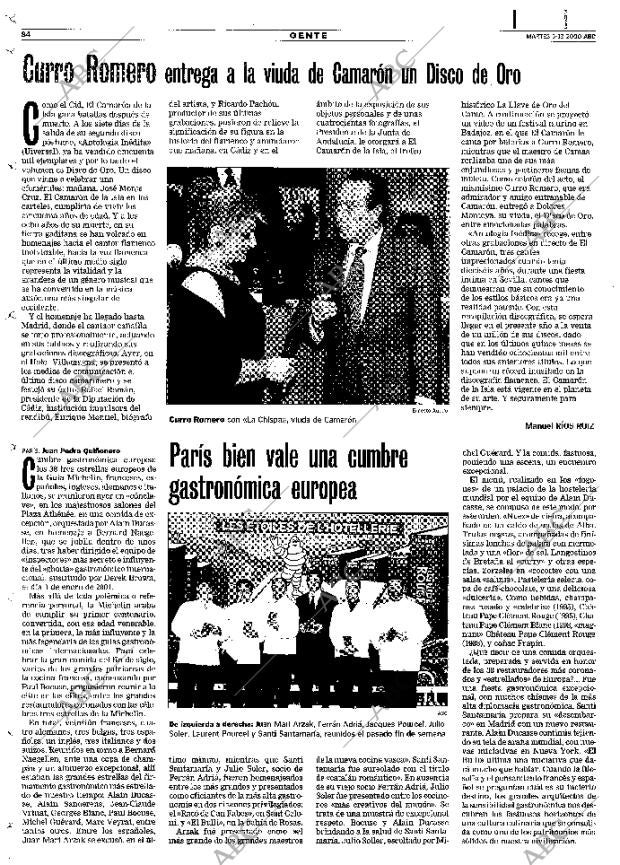 ABC MADRID 05-12-2000 página 84
