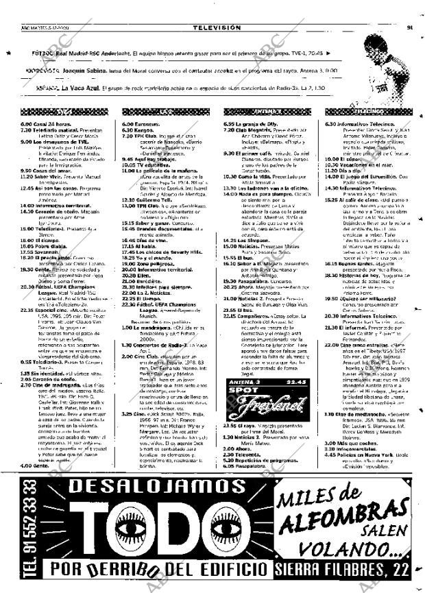 ABC MADRID 05-12-2000 página 91