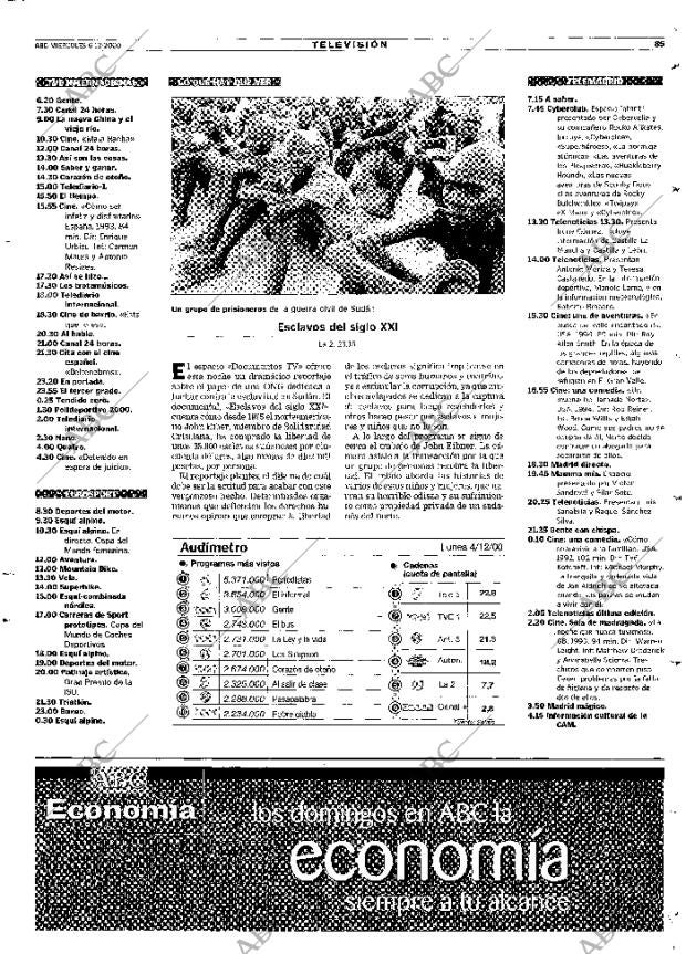 ABC MADRID 06-12-2000 página 85