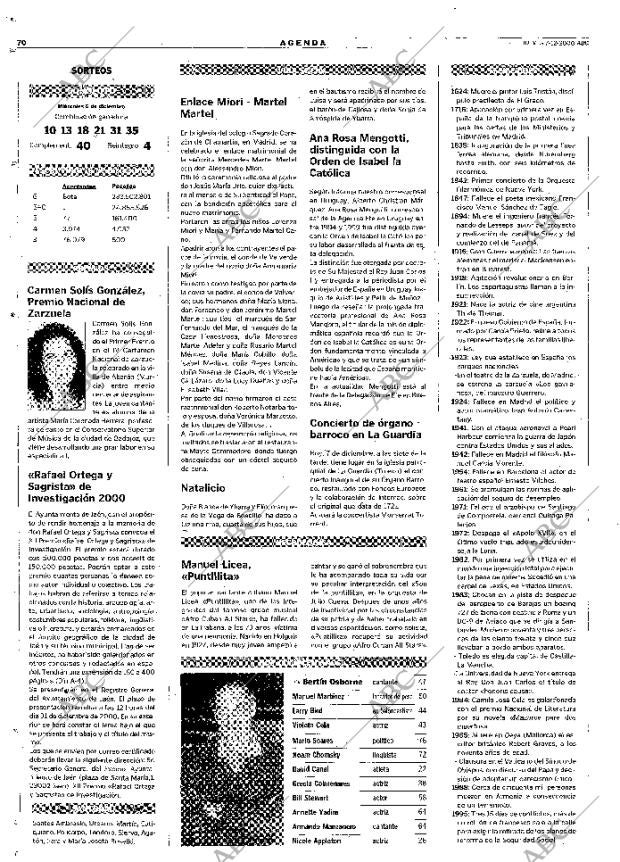 ABC MADRID 07-12-2000 página 70
