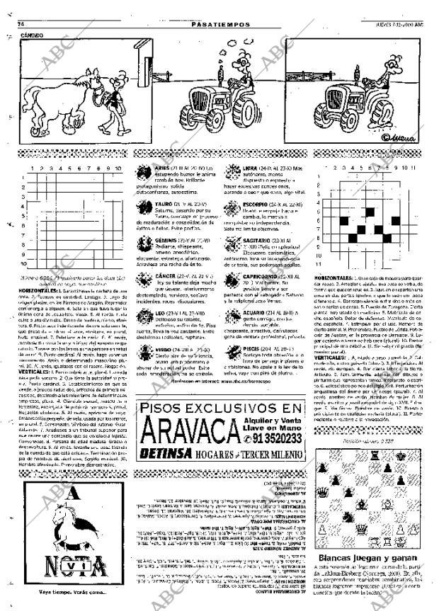 ABC MADRID 07-12-2000 página 74