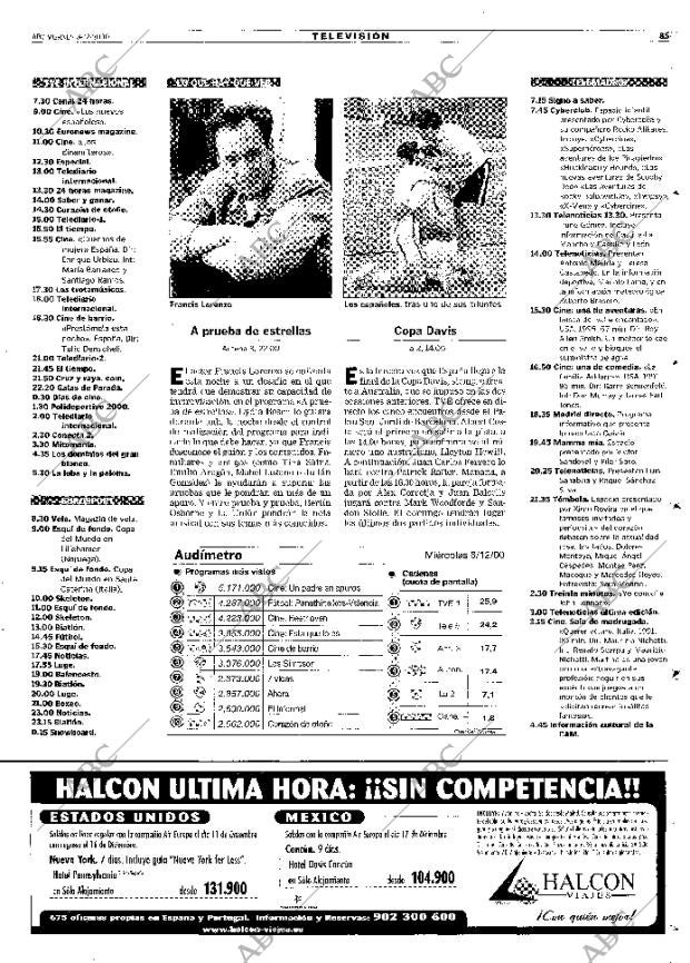 ABC MADRID 08-12-2000 página 85