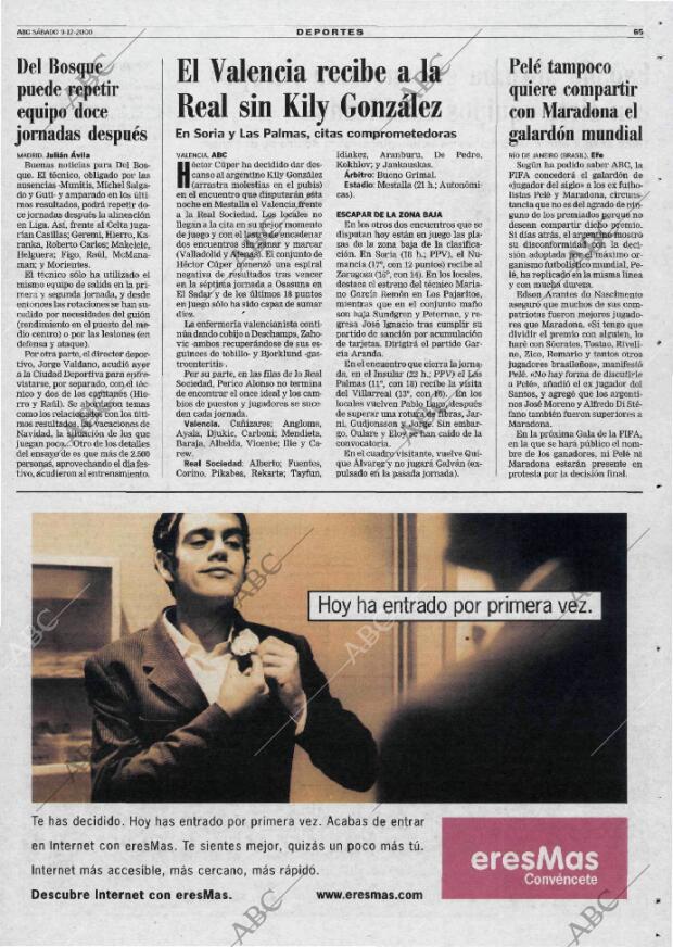 ABC MADRID 09-12-2000 página 65