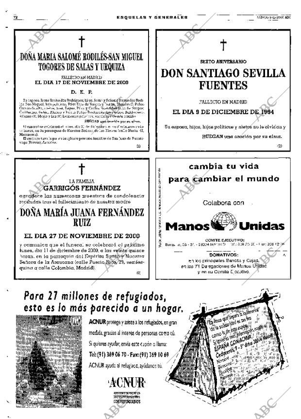 ABC MADRID 09-12-2000 página 72