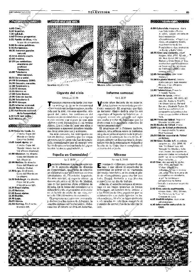 ABC MADRID 09-12-2000 página 85