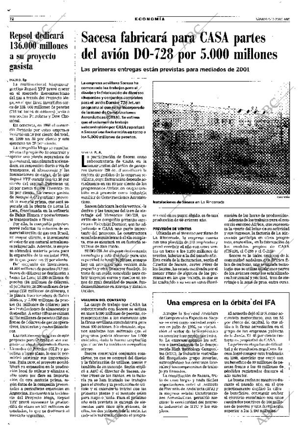 ABC SEVILLA 09-12-2000 página 72