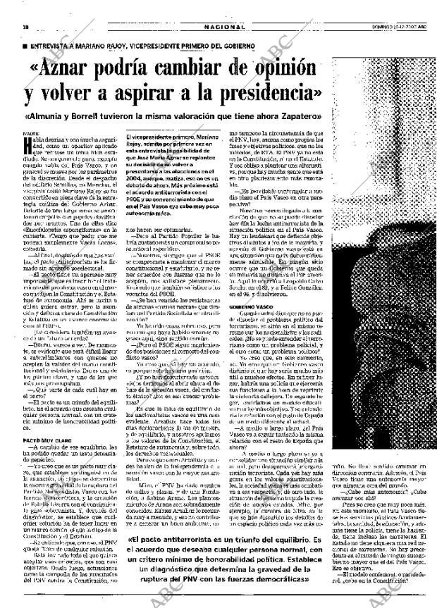 ABC MADRID 10-12-2000 página 18