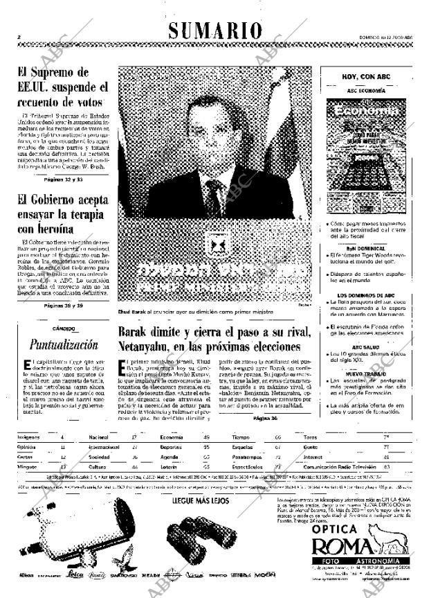 ABC MADRID 10-12-2000 página 2
