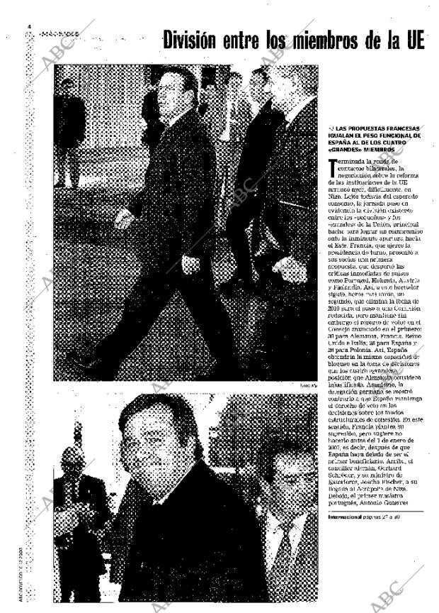 ABC MADRID 10-12-2000 página 4
