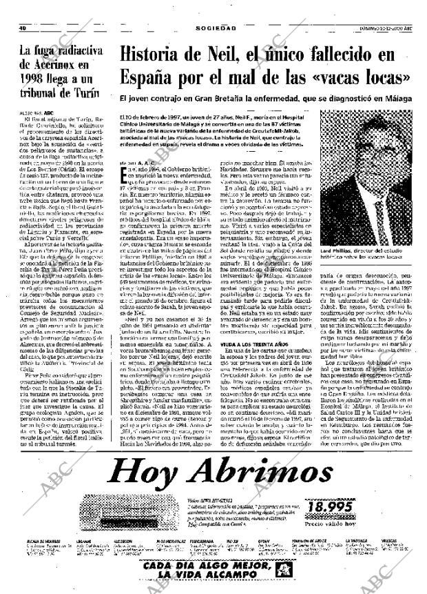 ABC MADRID 10-12-2000 página 40