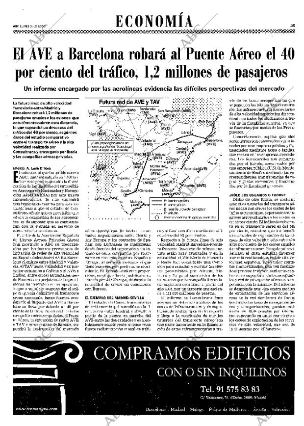 ABC MADRID 11-12-2000 página 45