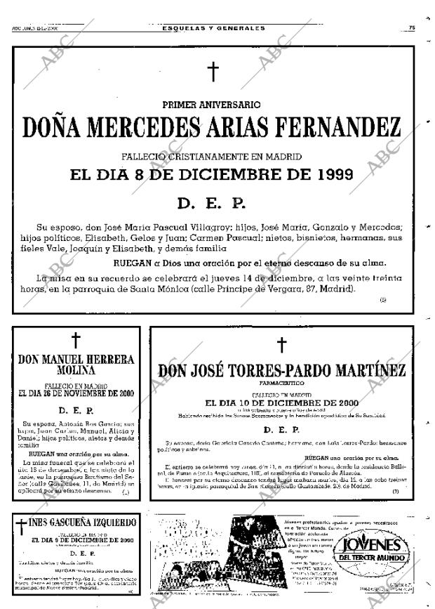 ABC MADRID 11-12-2000 página 75