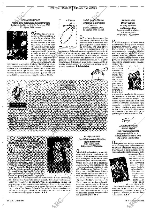 CULTURAL MADRID 16-12-2000 página 38