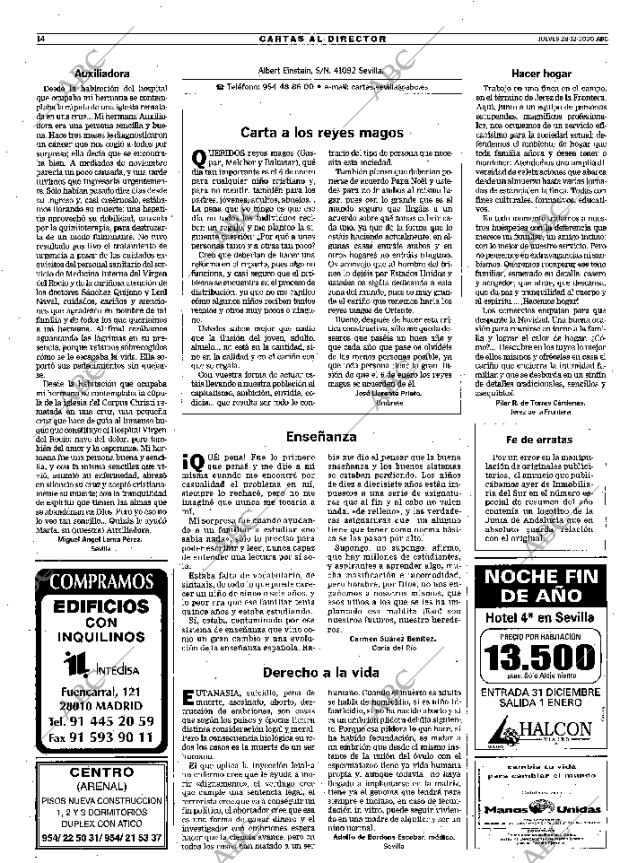ABC SEVILLA 28-12-2000 página 14