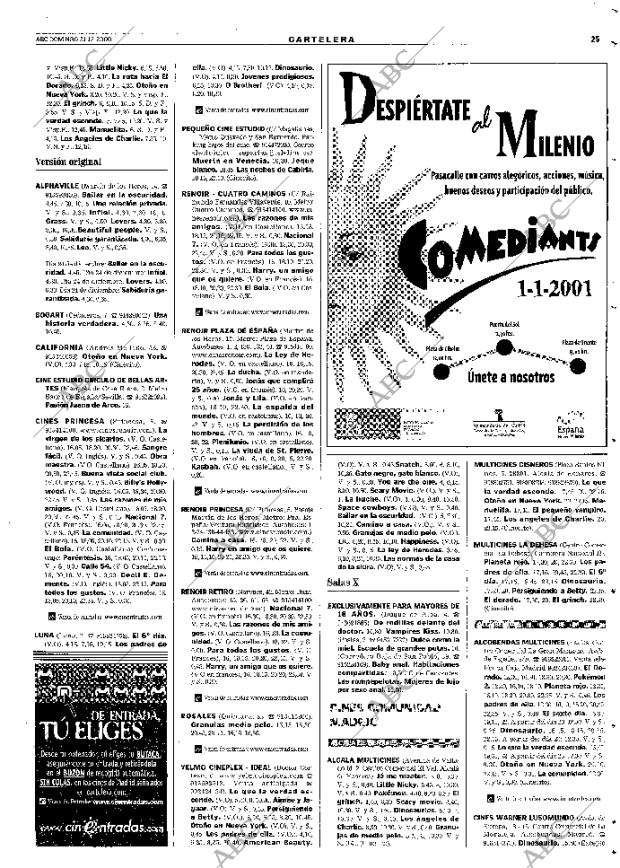ABC MADRID 31-12-2000 página 117