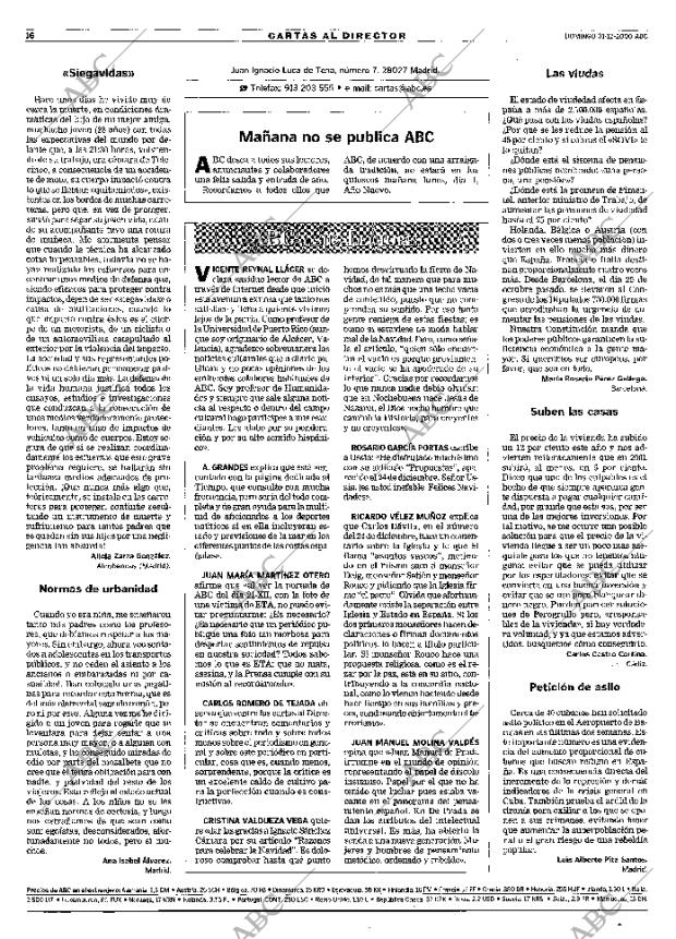 ABC MADRID 31-12-2000 página 16