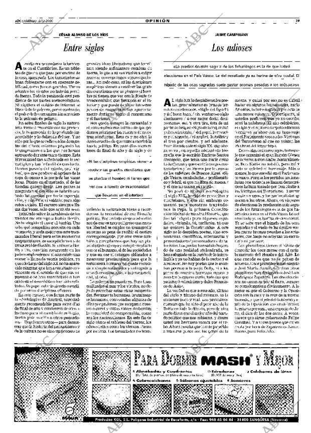 ABC MADRID 31-12-2000 página 19