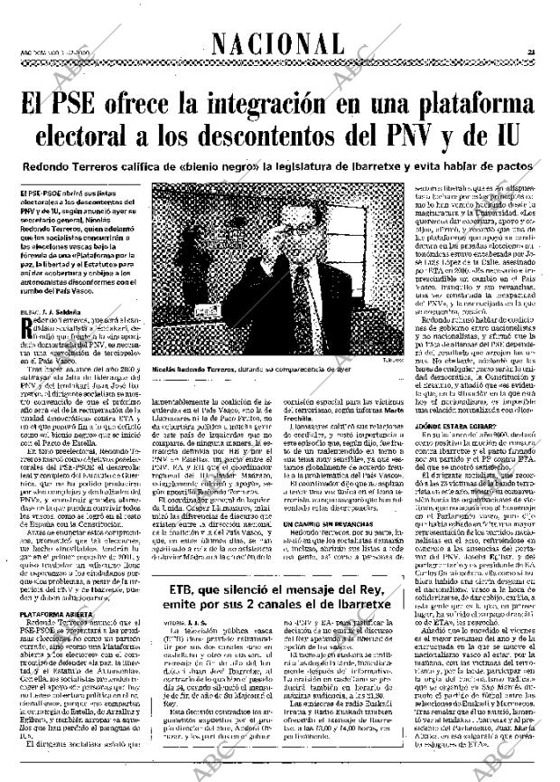 ABC MADRID 31-12-2000 página 21