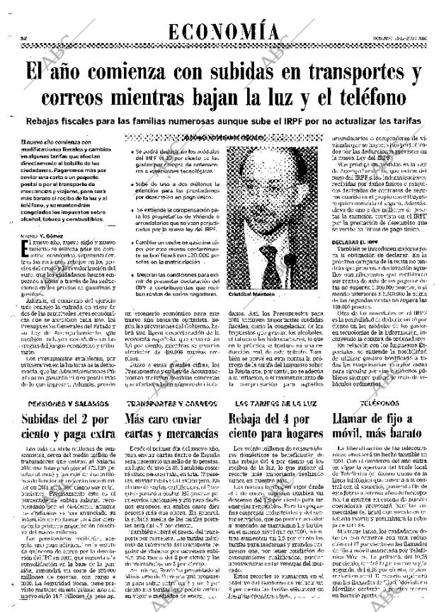ABC MADRID 31-12-2000 página 52