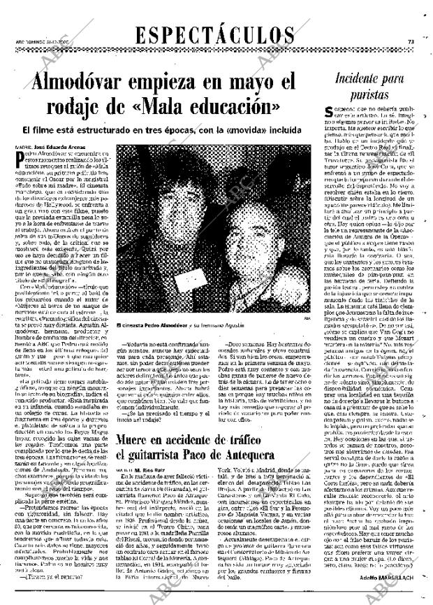 ABC MADRID 31-12-2000 página 73