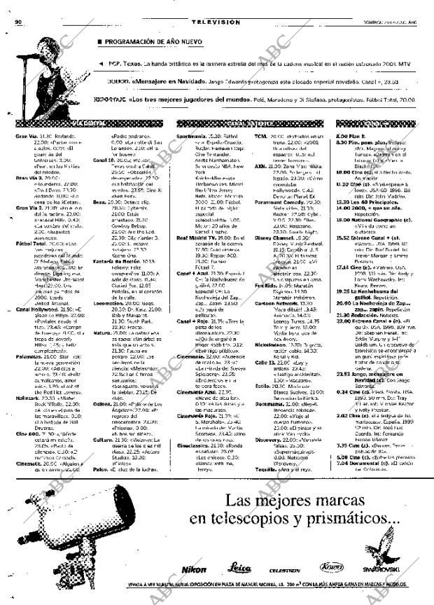 ABC MADRID 31-12-2000 página 90